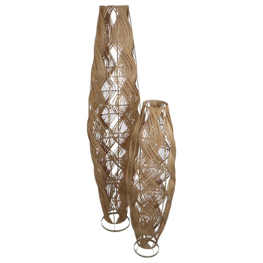 RATTAN FLOORLAMP ELIPSE