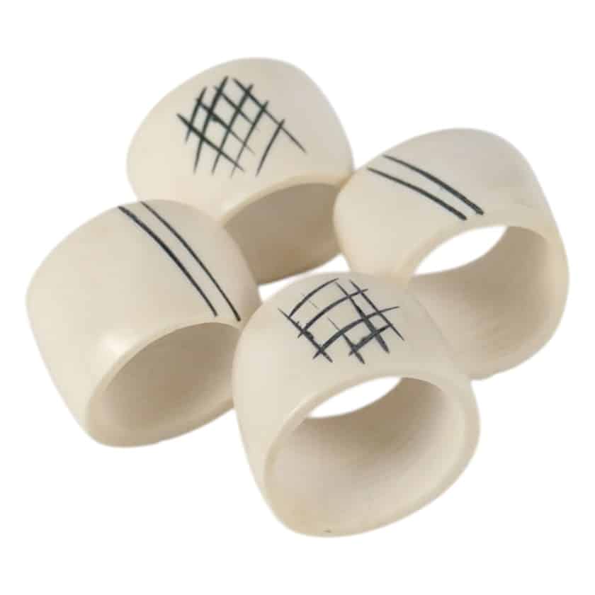 BONE NAPKIN RING SINGLE