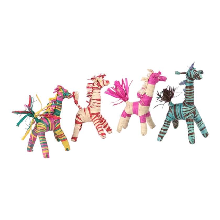 RAFFIA GIRAFFE 10CM