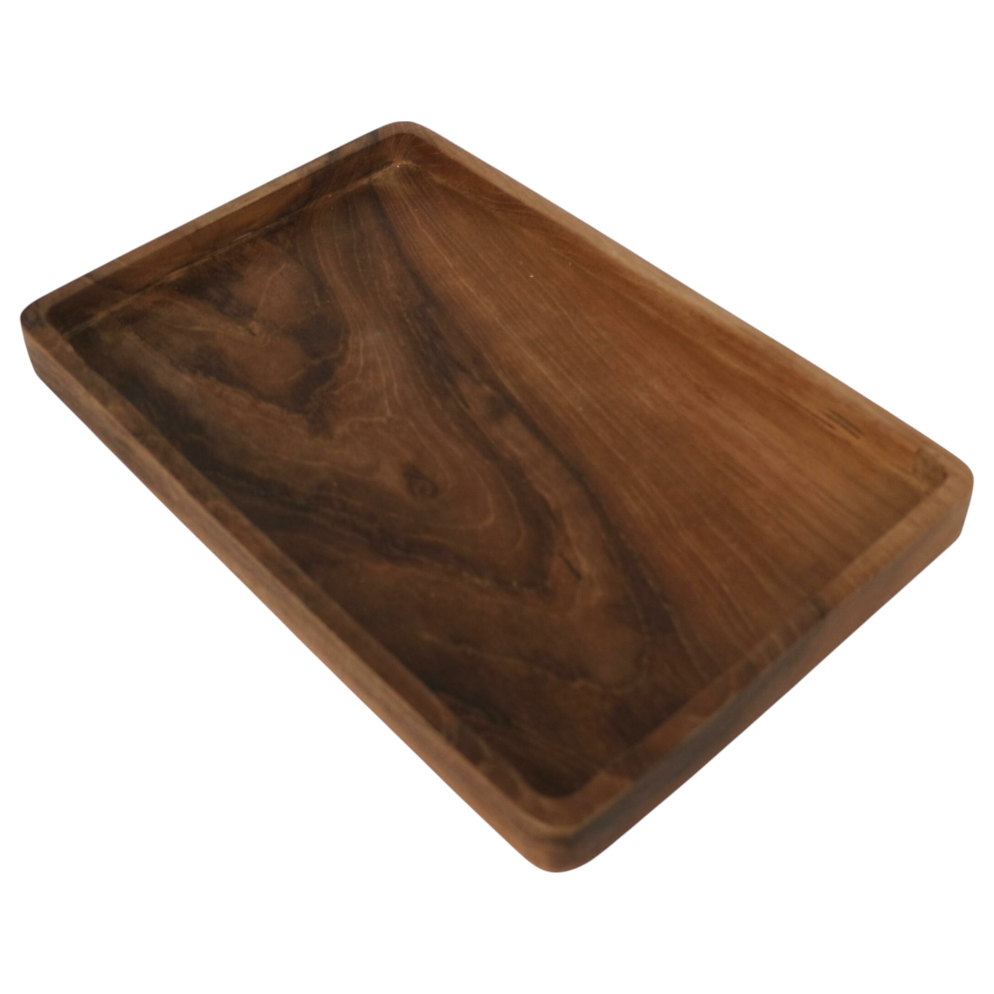 TEAK SERVING TRAY RECTANGULAR