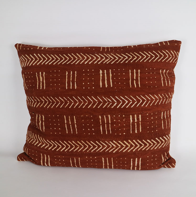CUSHION BOGOLAN WITH INNER TERRACOTA