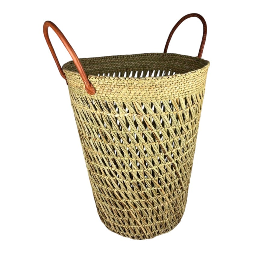 IRINGA GRASS LAUNDRY BASKET OPEN