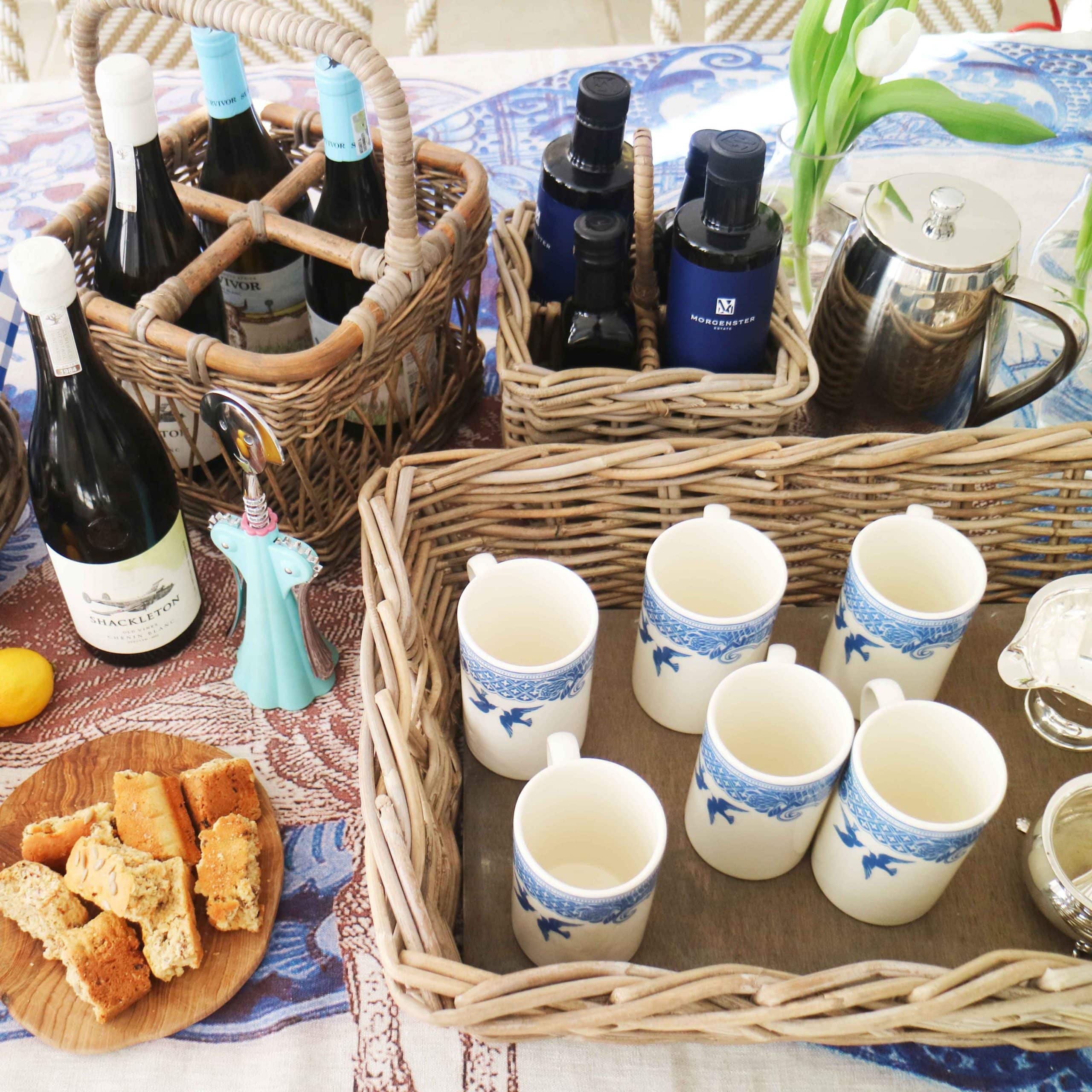 Thick Rattan Kitchen Baskets