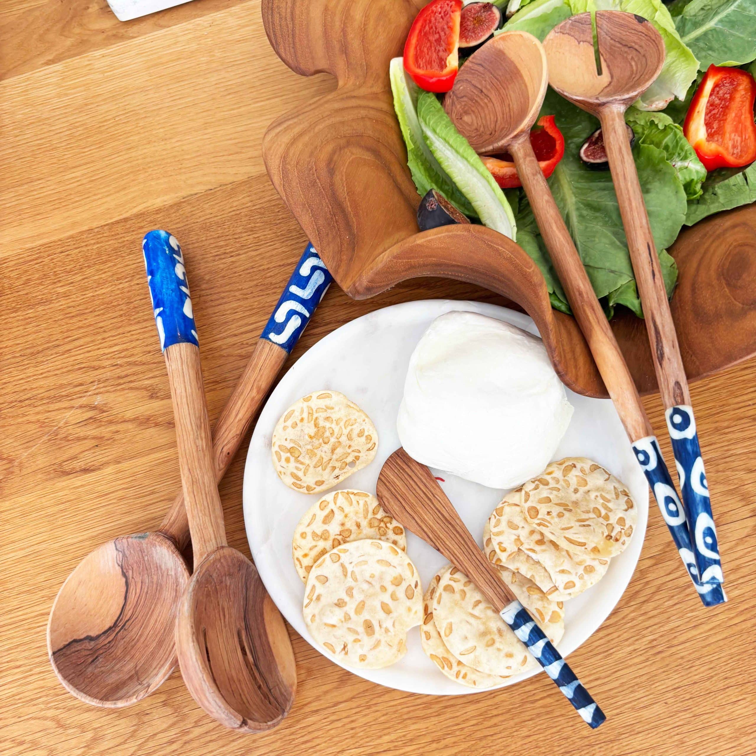 Bone/Wood Salad Servers