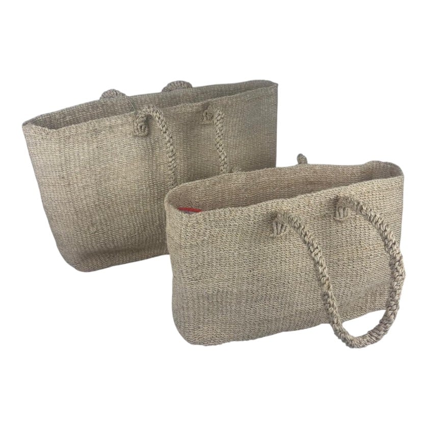 BAG SISAL RECTANGULAR SHOULDER NATURAL