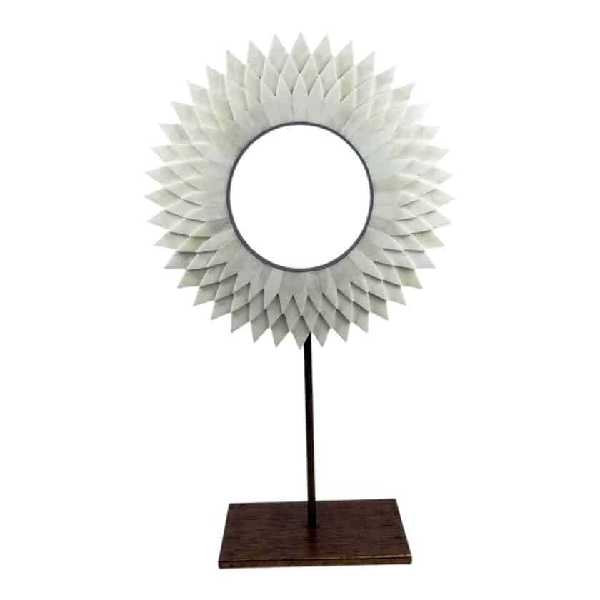 BONE DISK SPIKED ON STAND