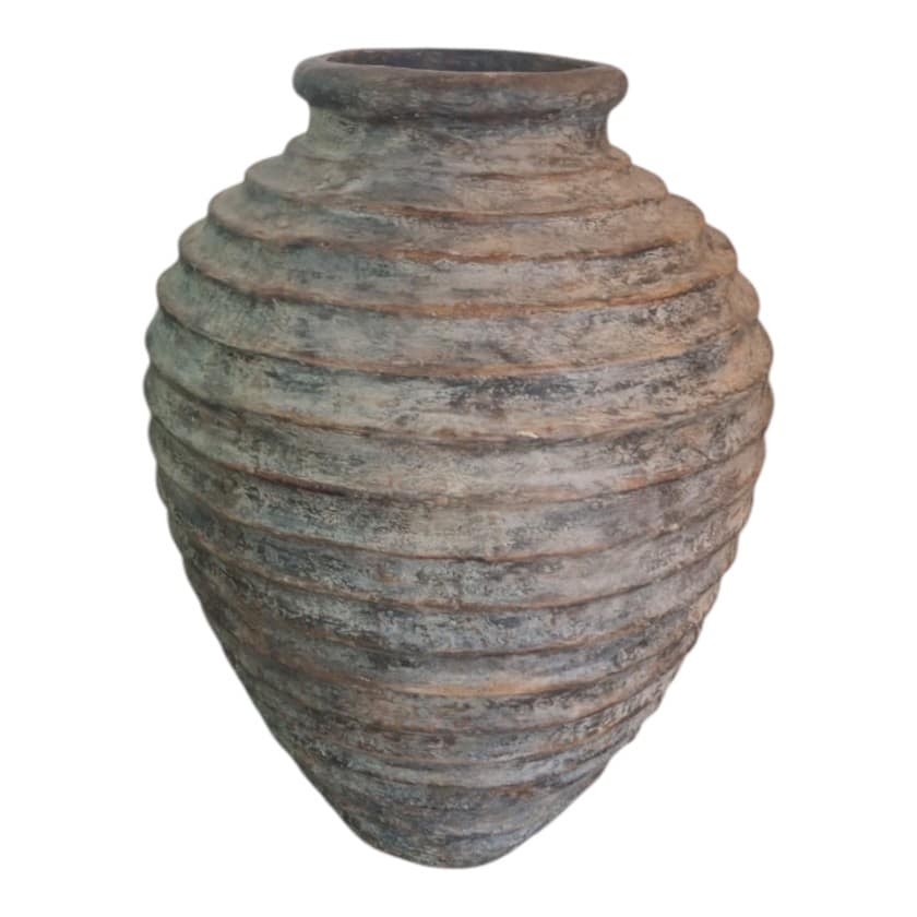 FIBRE POT CHOC GREY XXL