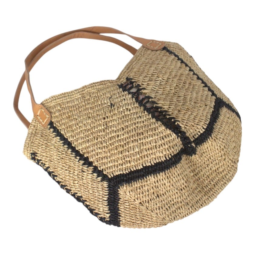 RAFFIA CROCHET SHOPPER SMALL